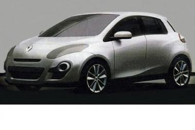 Naujojo „Renault Clio“ eskizai