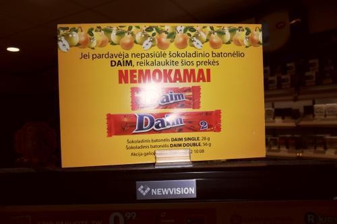 Neplanuotų pirkinių įsiūlo nuoširdumu