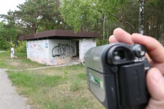 Filmo gamybai iškrypėlis pasirinko moterų tualetą