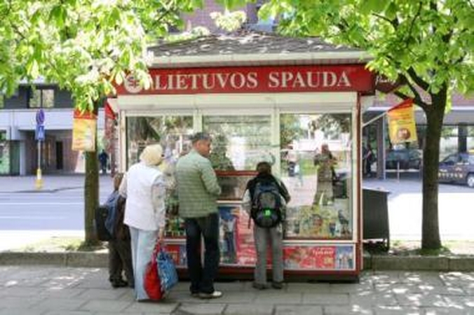 Kilnumas: spaudos kioskuose norima prekiauti svaigalais, nes taip esą siekiama patenkinti visų pirkėjų poreikius.