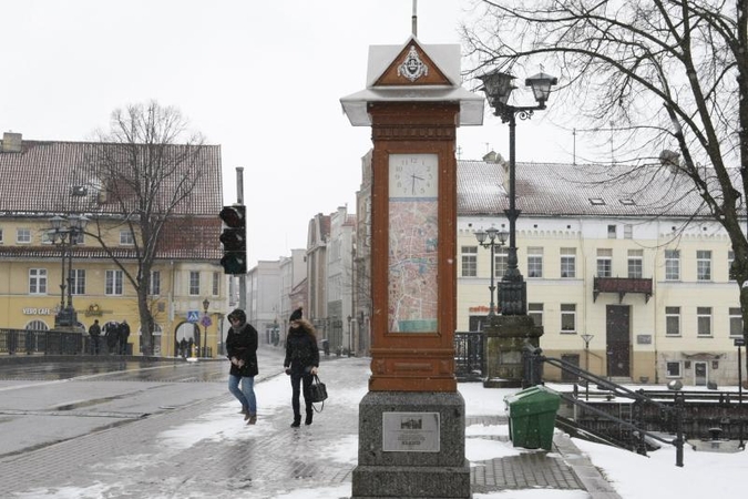 Klaipėdoje – vis dar žiemos laikas 