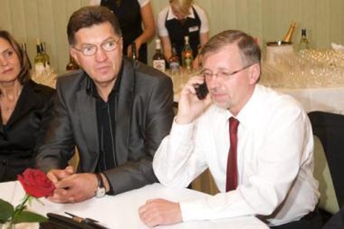 Tvarkdarys: iš G.Kirkilo partijos vairą perėmęs A.Butkevičius (kairėje) tikina, kad rinkimų naktį skandalų nebus.