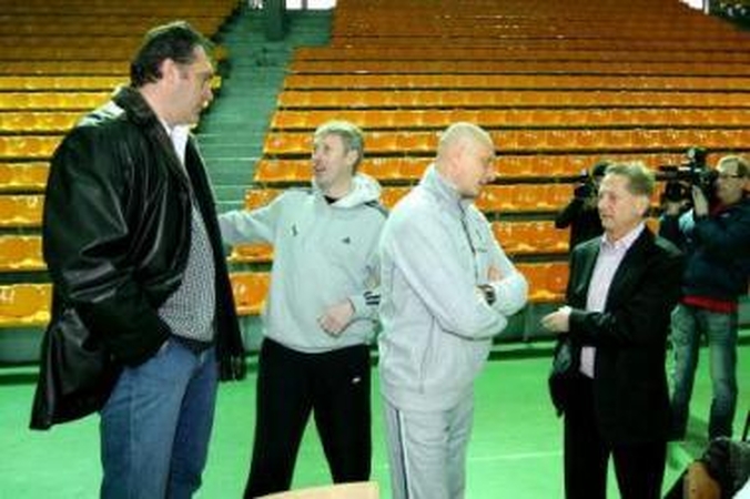 Strategai: visai neseniai A.Sabonis, A.Brazys, R.Butautas ir V.Romanovas kartu aptarė "Žalgirio" reikalus.