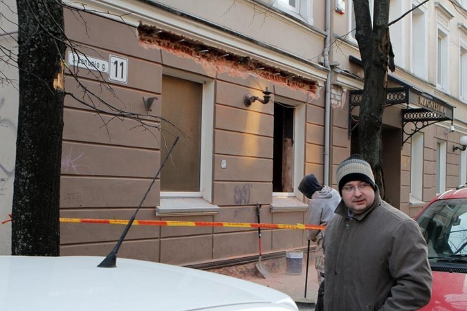 Statybininkai vos nesuniokojo istorinio pastato
