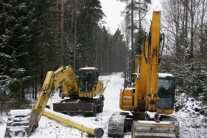 Vietoj    Šernų   miško – dujų trasa      