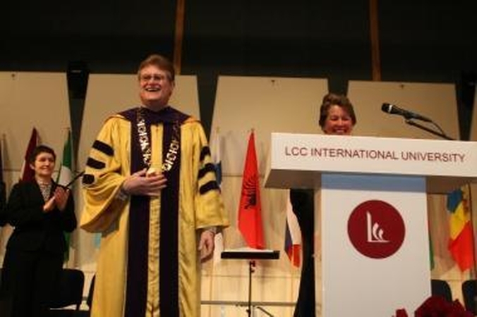Inauguruotas LCC rektorius