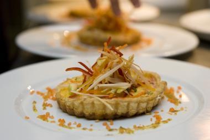 Prancūziškas pyragėlis "Quiche Lorraine".