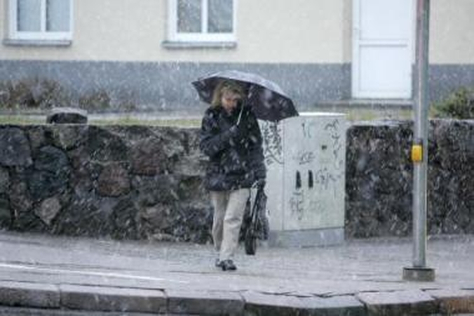 Prognozė: šį savaitgalį galime sulaukti šlapdribos.