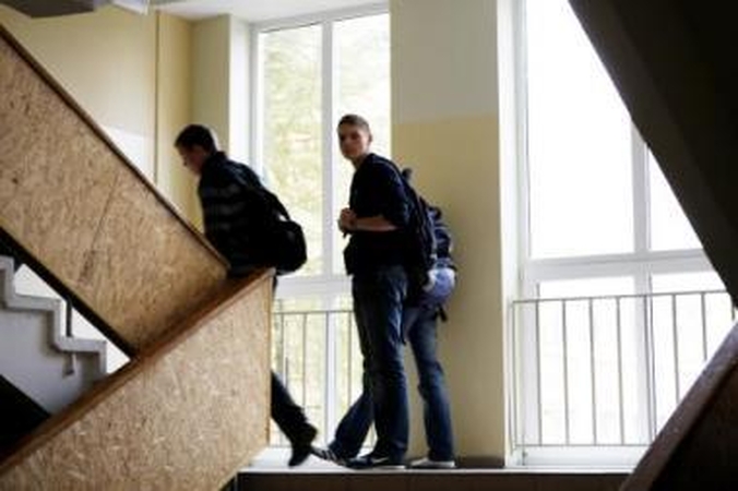 Situacija: šiomis dienomis mokyklose nebuvo beveik penktadalio mokinių.