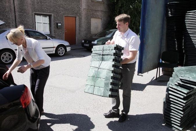 Klaipėdiečiams patiko kompostavimo konteineriai