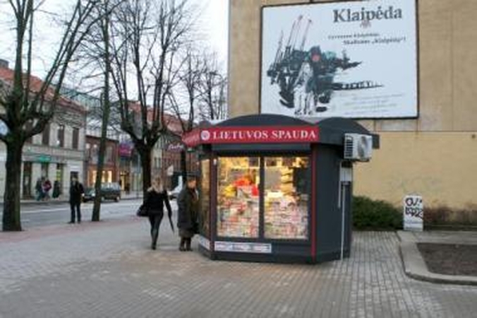 Centras: dar vienas spaudos kioskas nuo rudens pradėjo veikti itin patogioje miestiečiams vietoje.