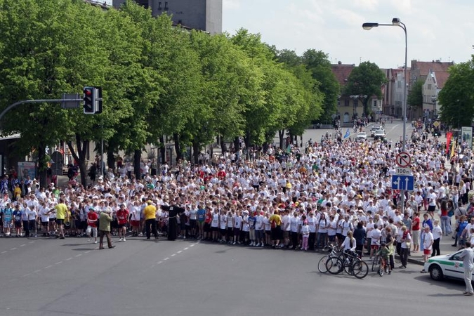 Į „Vilties bėgimo“ trasą – su palaiminimu