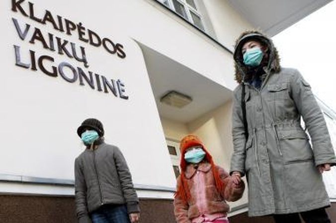 Kaita: nuo praėjusios savaitės mažųjų pacientų Vaikų ligoninėje nemažėja – išvykstančius greitai pakeičia nauji ligoniai.