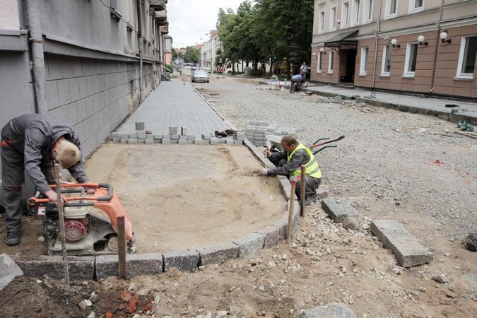 Nauja kanalizacija J.Janonio gatvėje išbandymą atlaikė