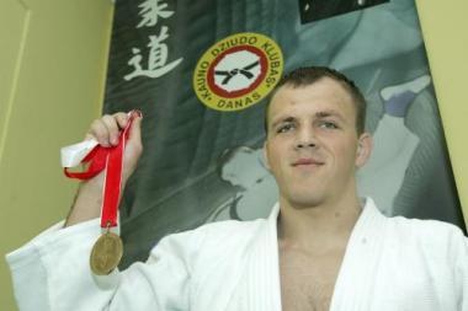 Trofėjus: Europos čempionato bronzos medalis – kol kas svariausias K.Baužos iškovotas apdovanojimas.