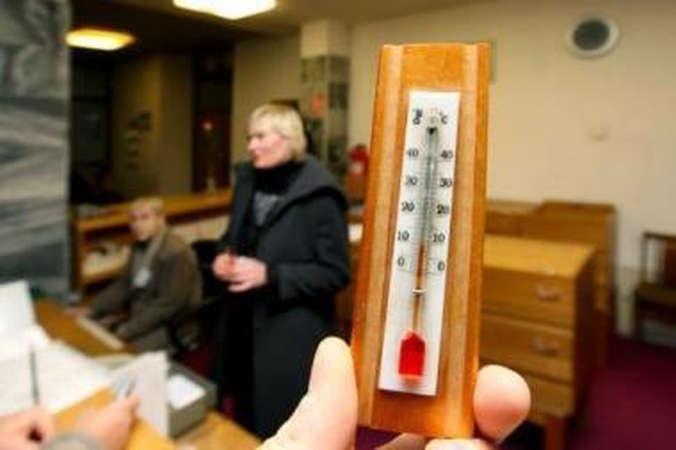 Bibliotekai atjungtas šildymas