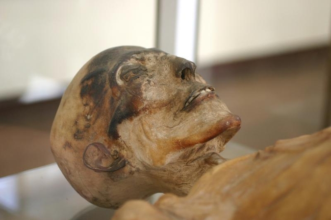 VU mokslininkai kompiuteriniu tomografu tiria Egipto mumijas