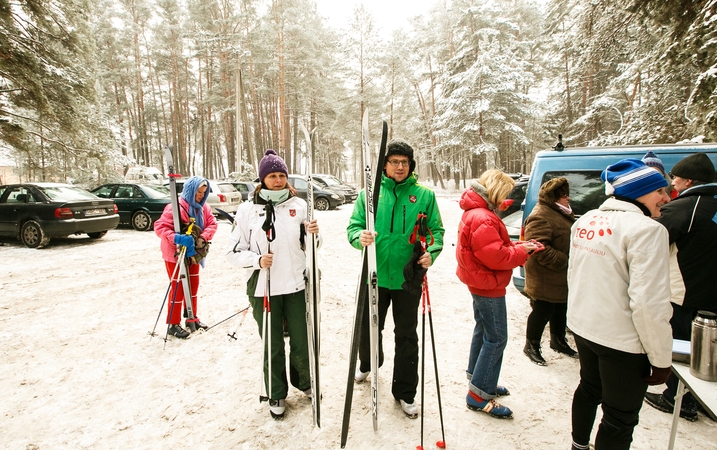 Antrame „Snaigės žygyje“ – šimtai slidinėjimo entuziastų