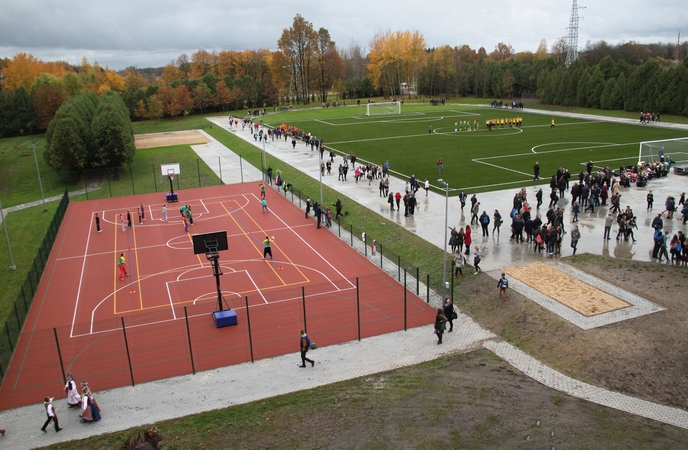 Rajone – sporto aikštynų bumas