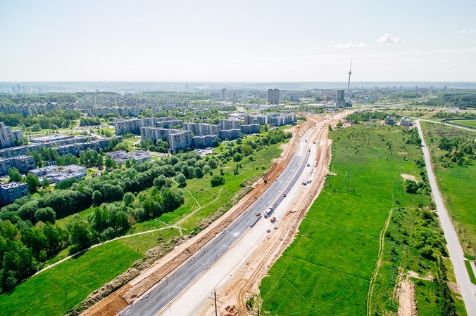 Įspėjimas: iš Vakarinio aplinkkelio į Viršuliškių skersgatvį nebepasuksite