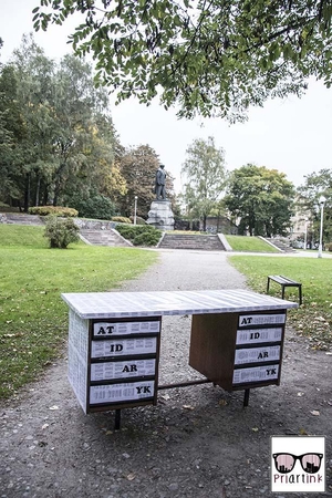 VGTU studentų darbai vėl gaivina Vilniaus parkus ir skverus