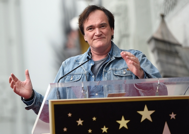 Q. Tarantino atidengė savo žvaigždę Holivudo Šlovės alėjoje